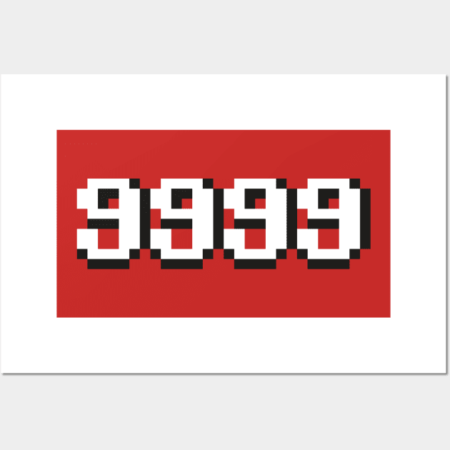 9999 - MAXIMUM DAMAGE Wall Art by conform